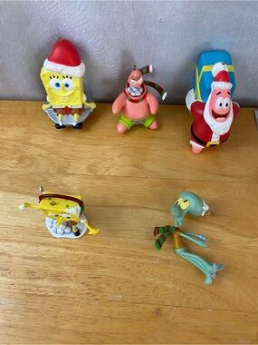 SpongeBob Squarepants Christmas Ornament Set of 5